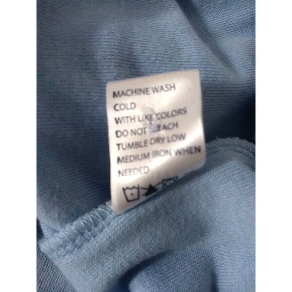 FREE PLANET Men's Terrycloth Blue Button Down Short Sleeve Shirt  NWT - Picture 8 of 10